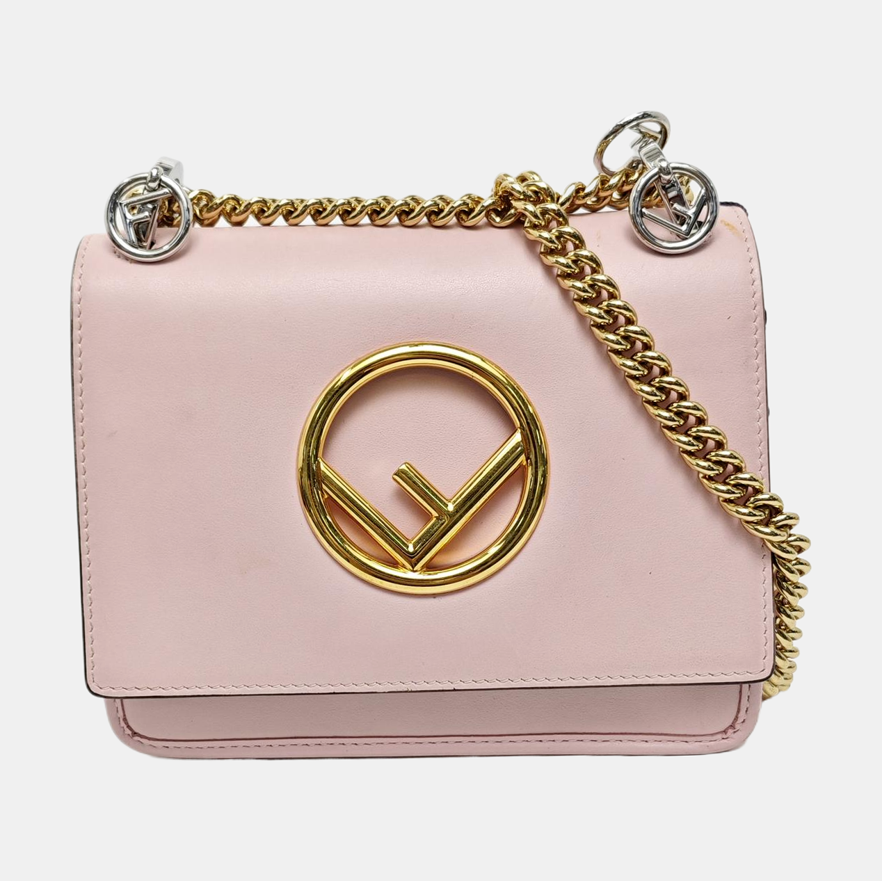Kan I F Mini Calfskin Pink