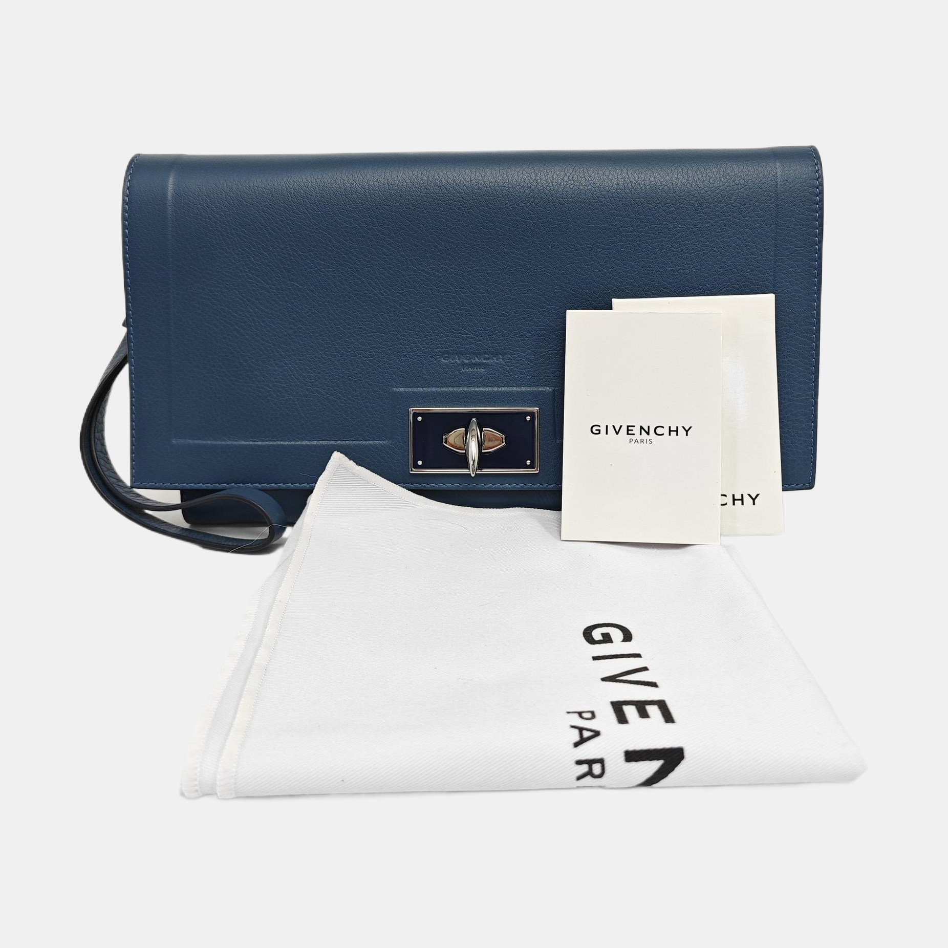 Calfskin Clutch Blue