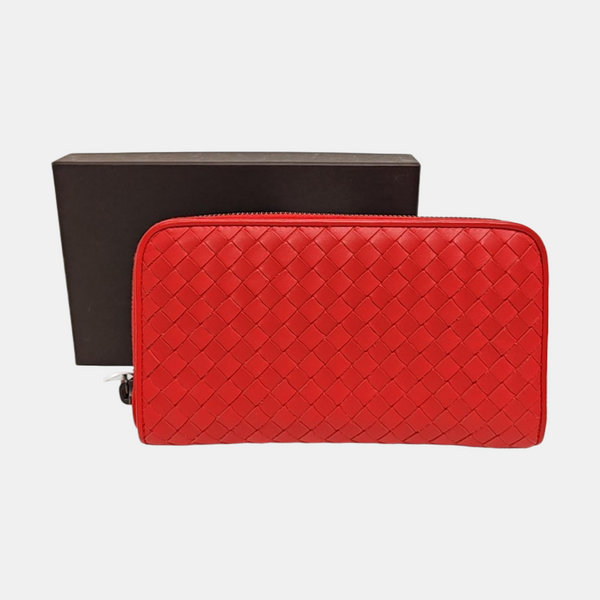 Calfskin Clutch Red