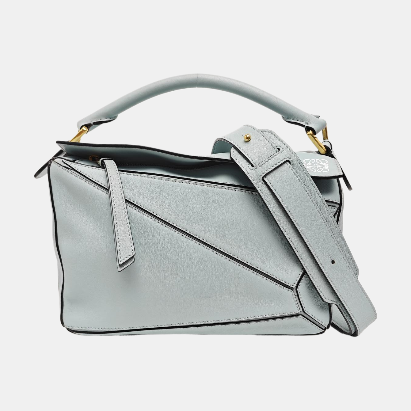Puzzle Small Calfskin Blue