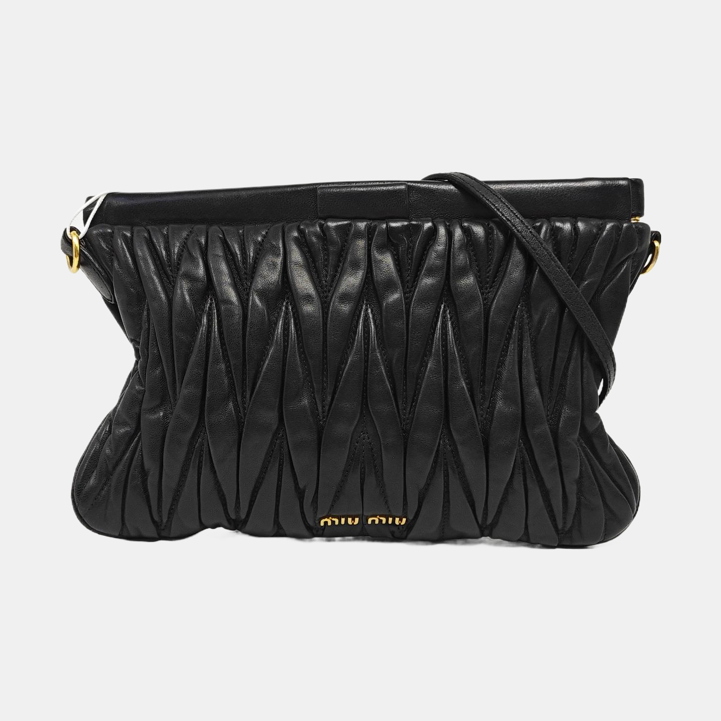 Lambskin Shoulder Bag Black