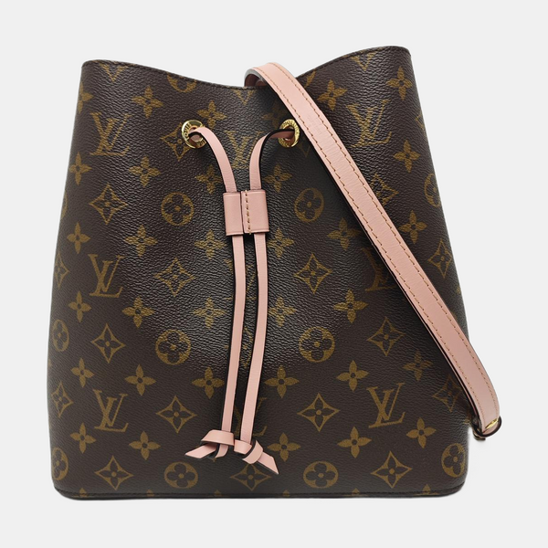NÉONOÉ MM Monogram Coated Canvas Brown