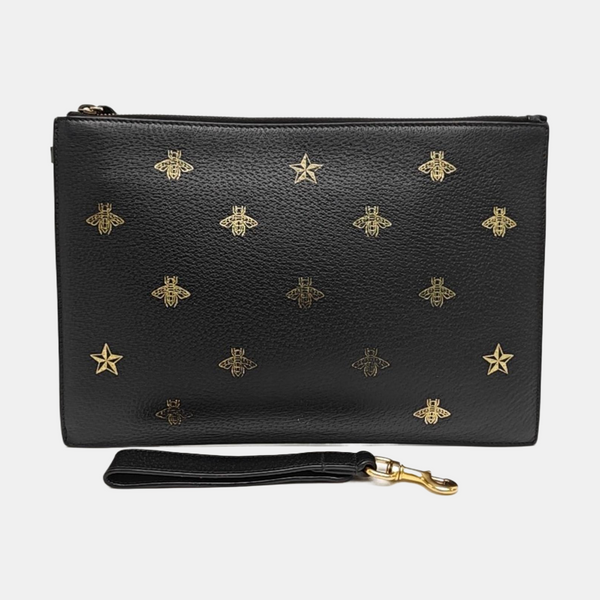 Calfskin Clutch Black