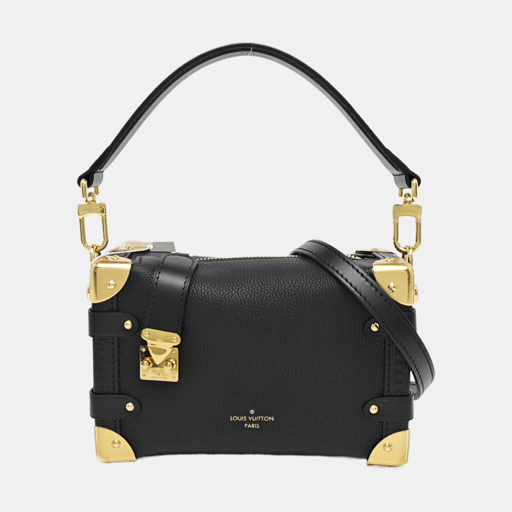 SIDE TRUNK PM Calfskin Black