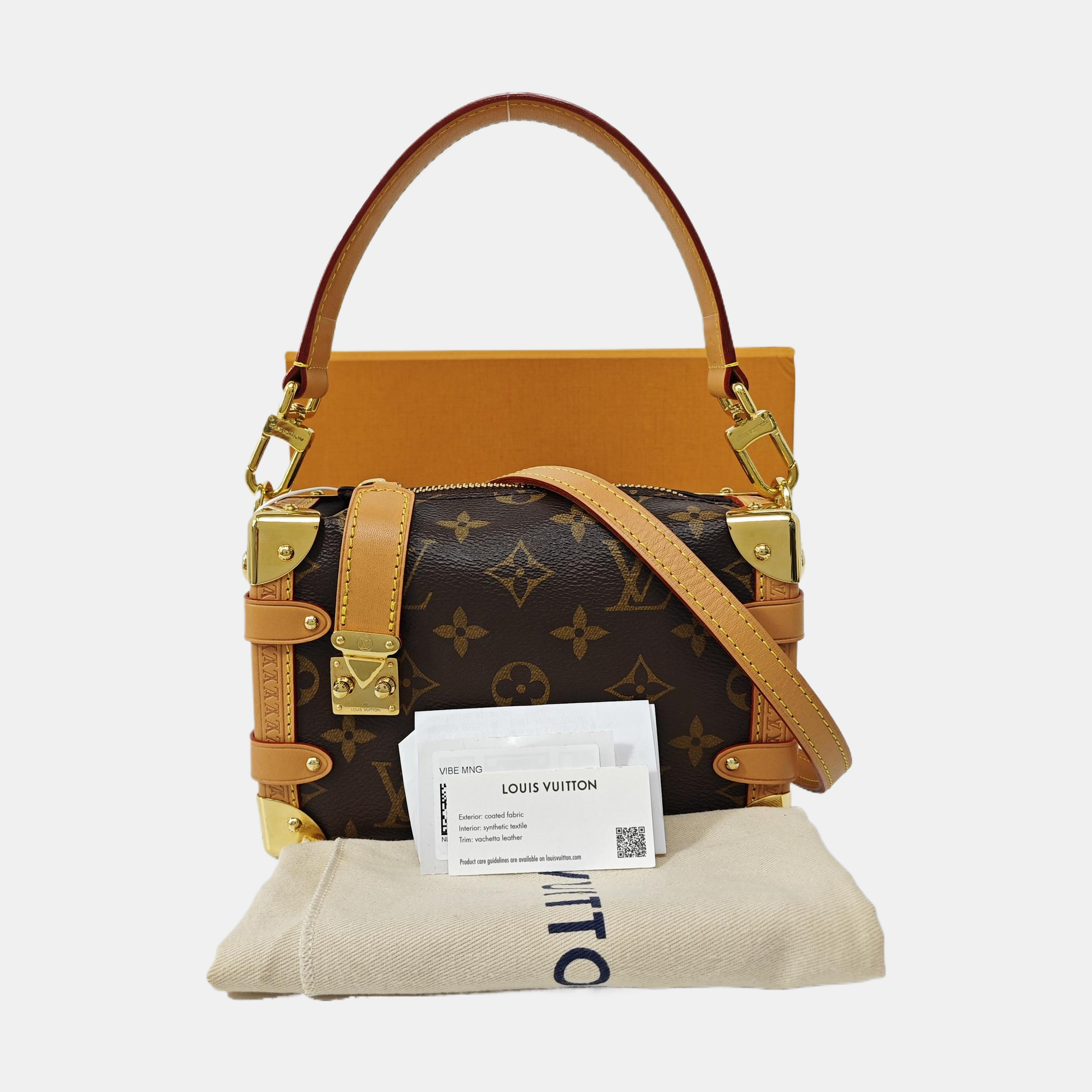 SIDE TRUNK PM Monogram Coated Canvas Brown