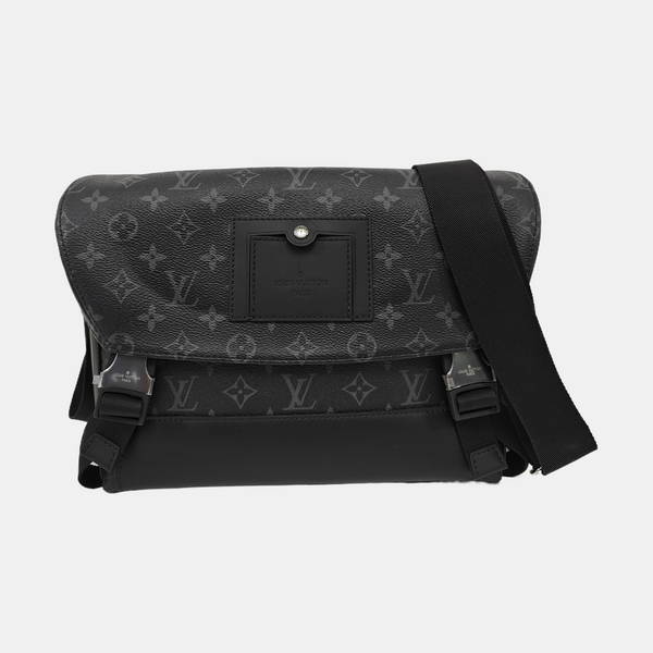 VOYAGER PM Monogram Coated Canvas Black