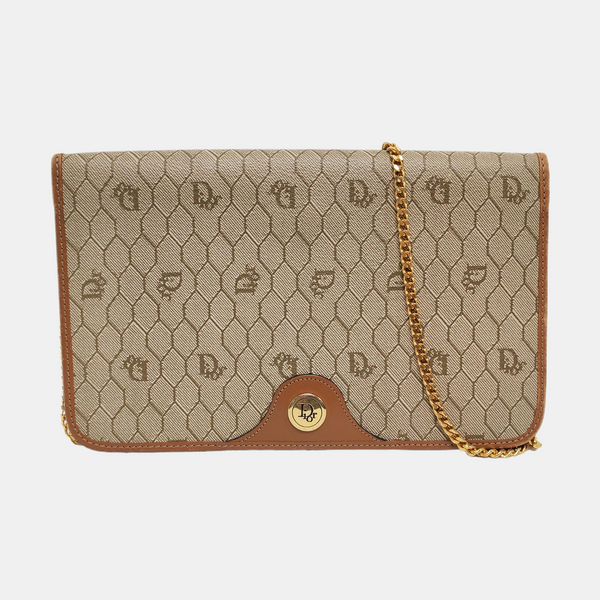 Vintage Honeycomb Coated Canvas Brown