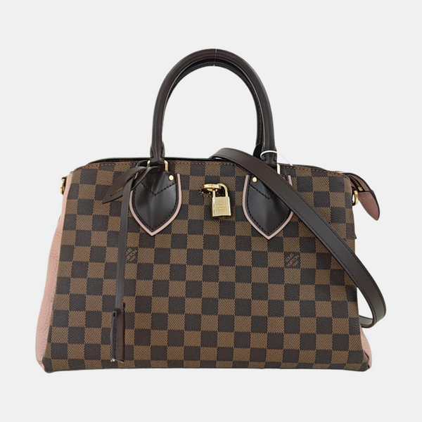 NORMANDY Damier Ebene Coated Canvas Brown