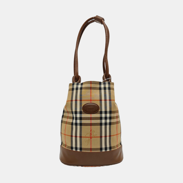 Canvas Bucket Bag Beige