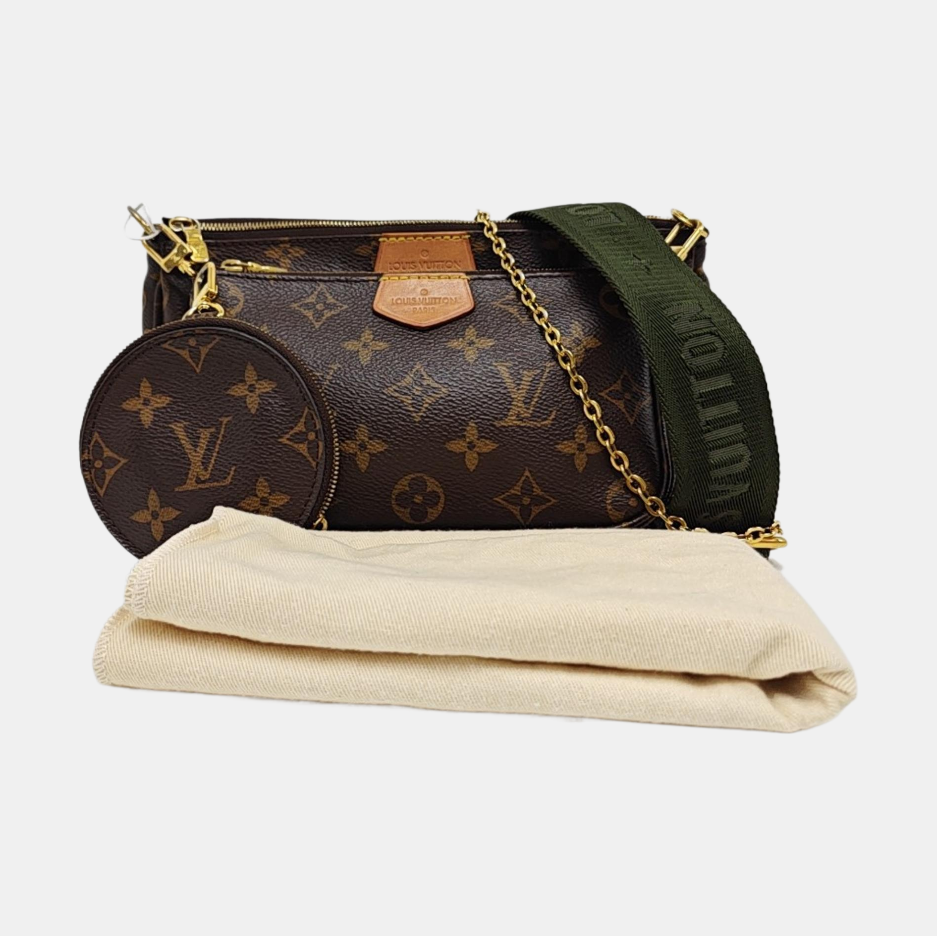 MULTI Monogram Coated Canvas Brown