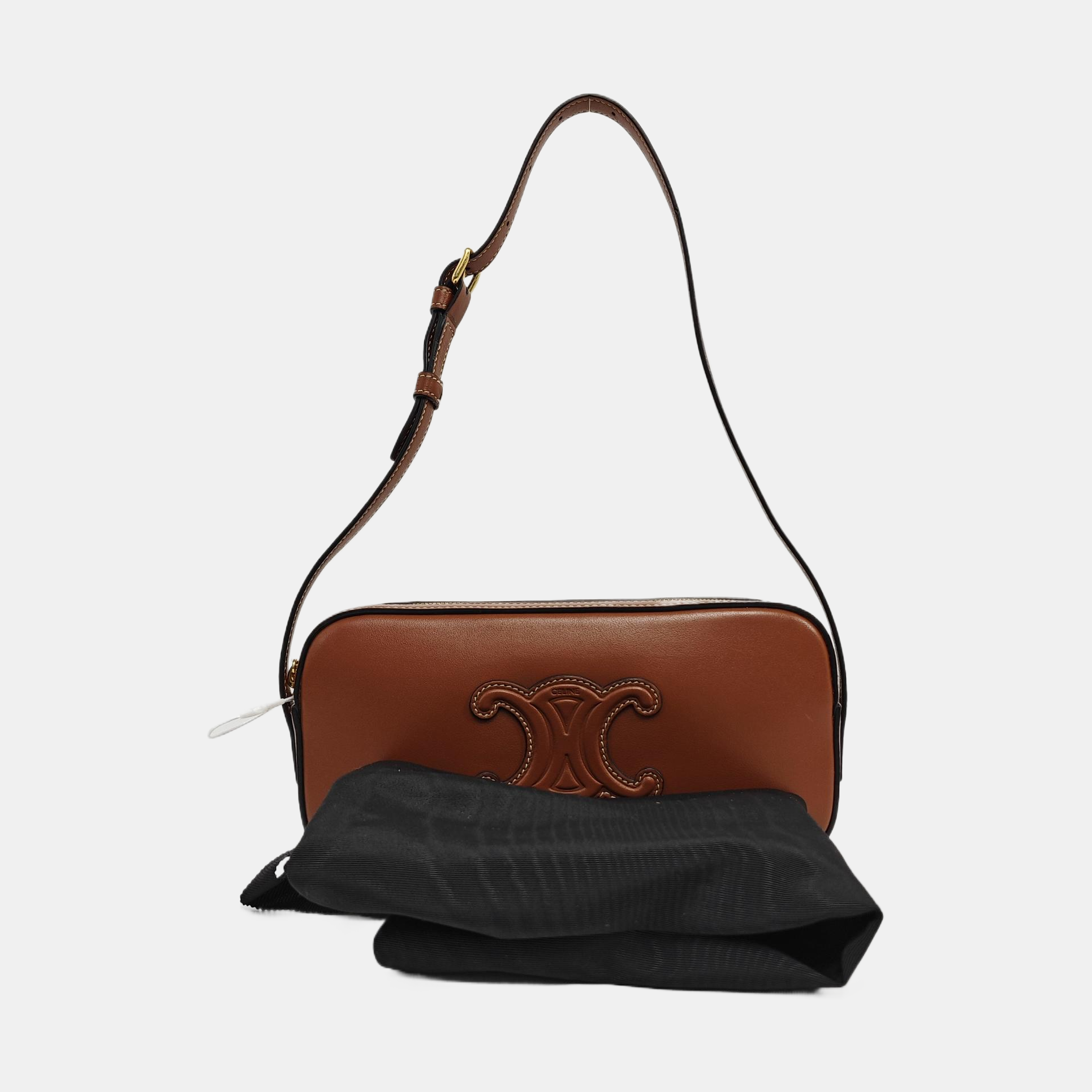 TRIOMPHE Small Leather Brown