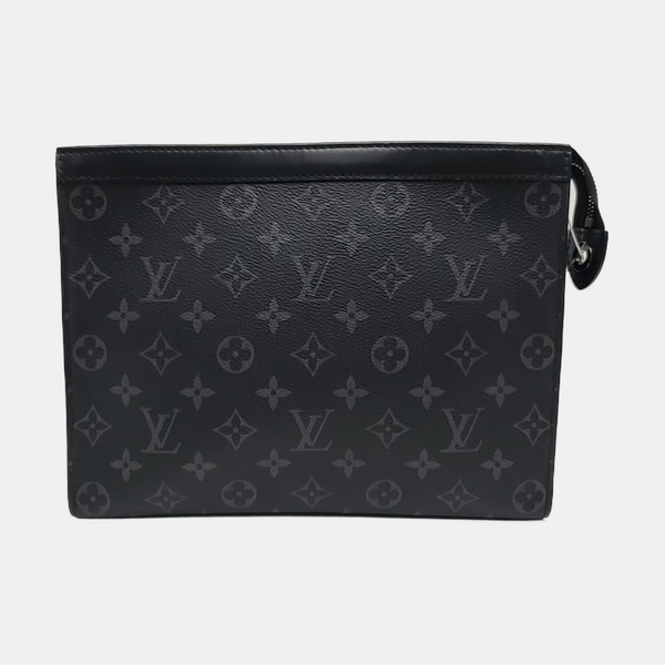 Pochette Voyag MM Monogram Coated Canvas Black