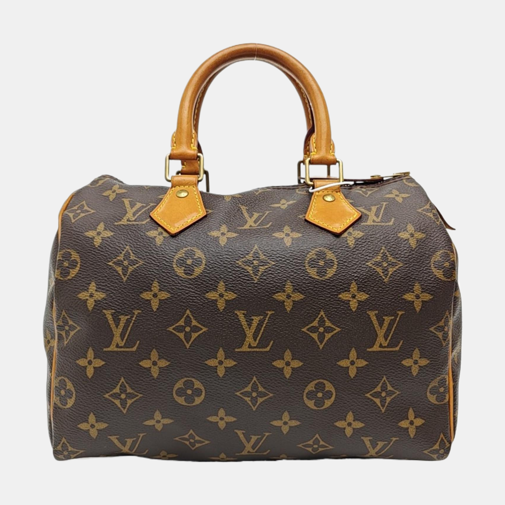 SPEEDY 25 Monogram Coated Canvas Brown