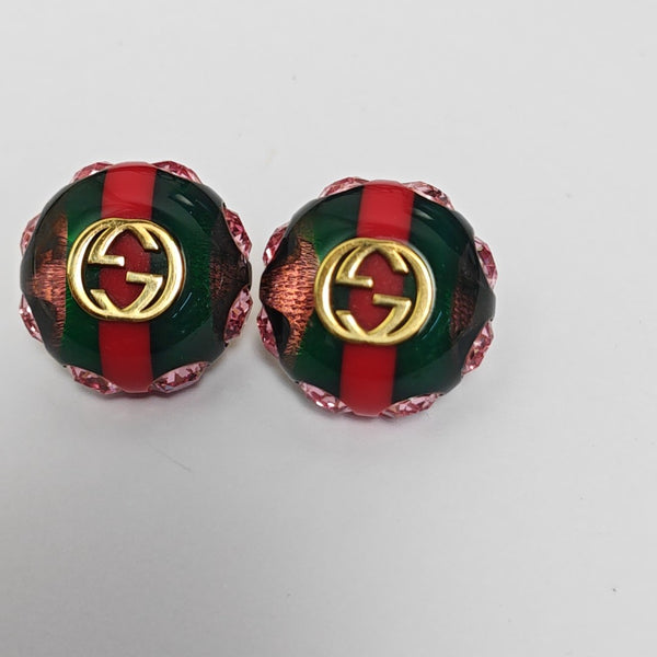 Interlocking G Metal Multicolor Stud Earrings
