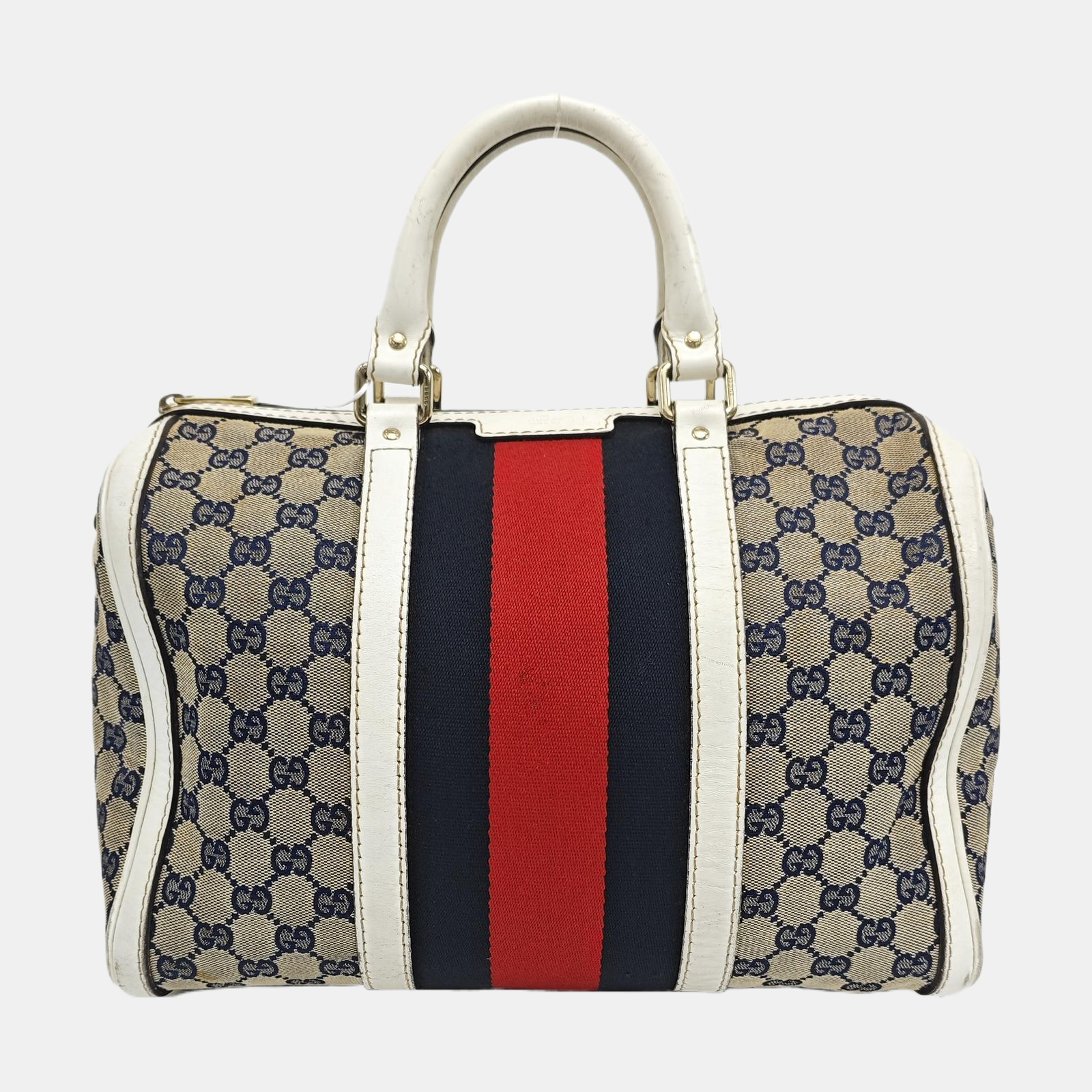 Boston Monogram Canvas Gray