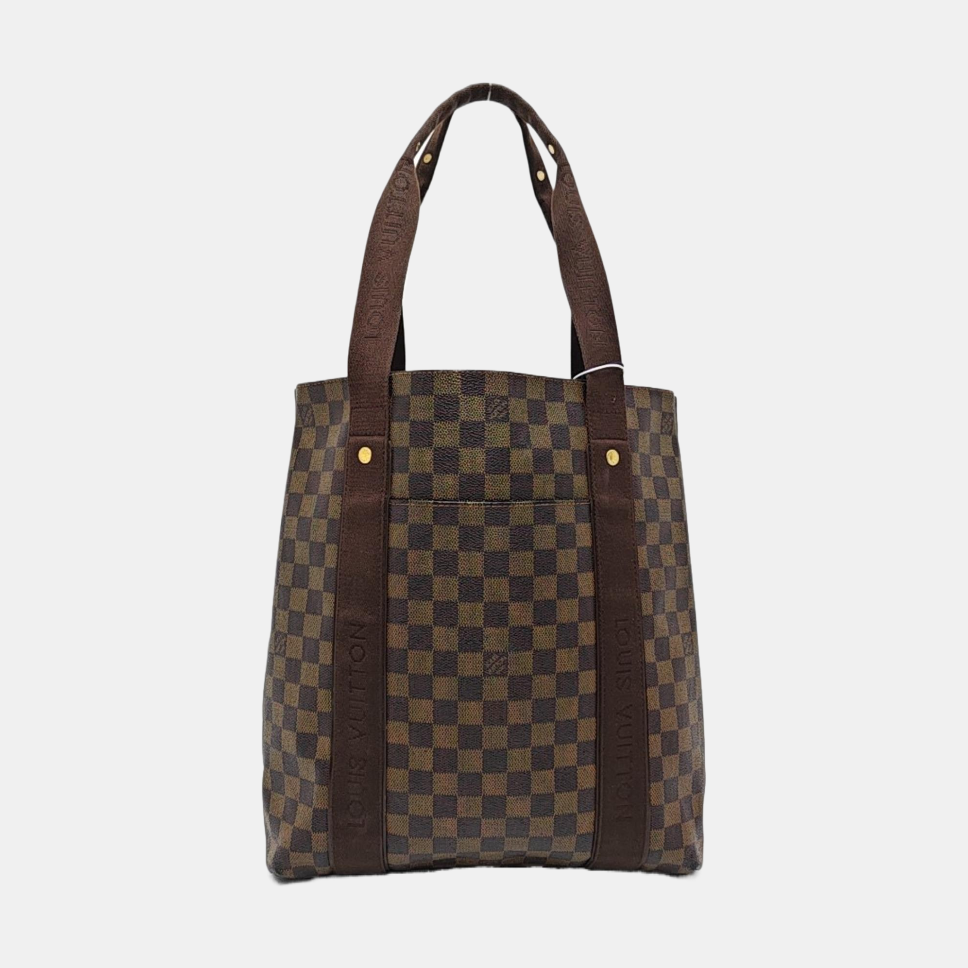 VINTAGE BEAUBOURG Damier Ebene Coated Canvas Brown