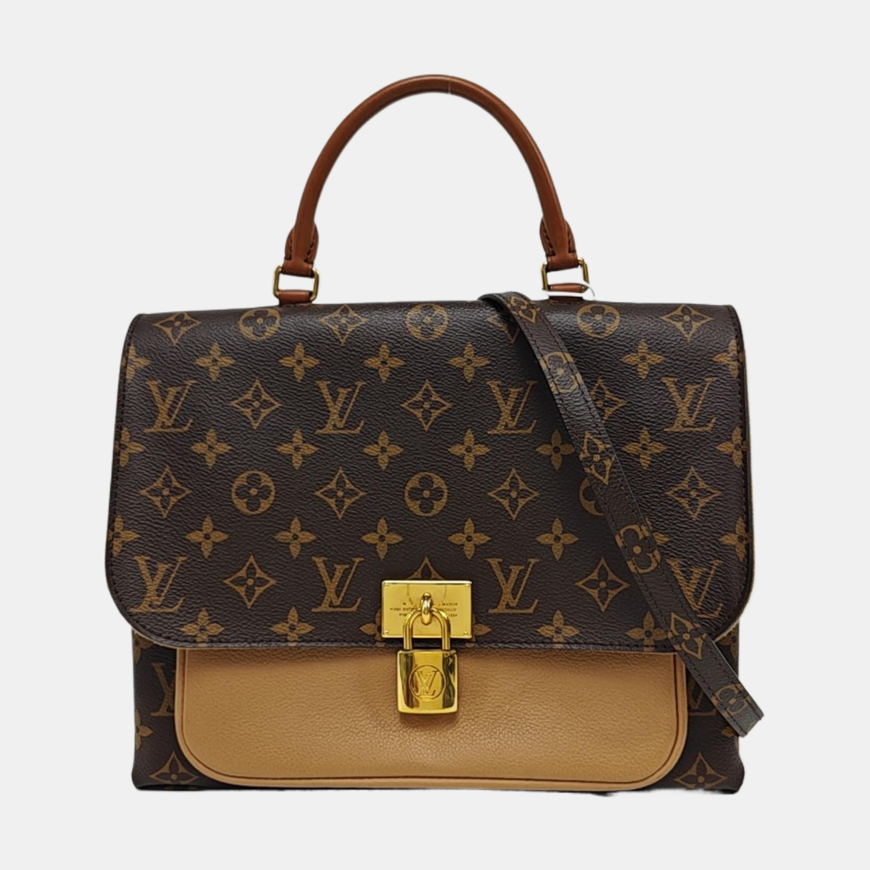 MARIGNAN Monogram Coated Canvas Brown