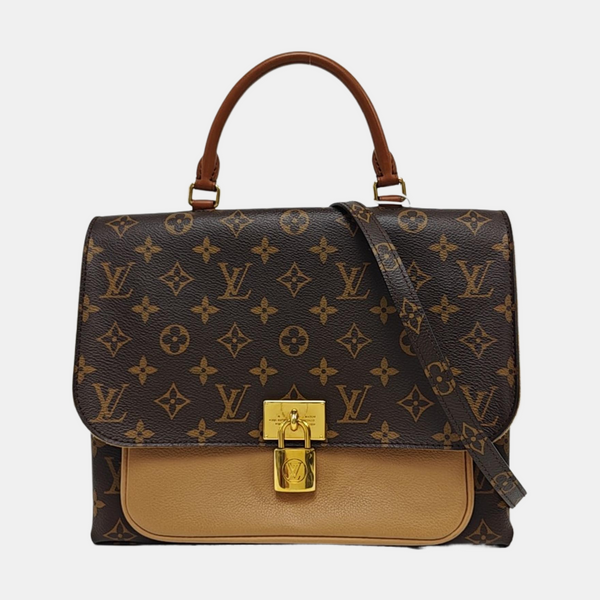 MARIGNAN Monogram Coated Canvas Brown
