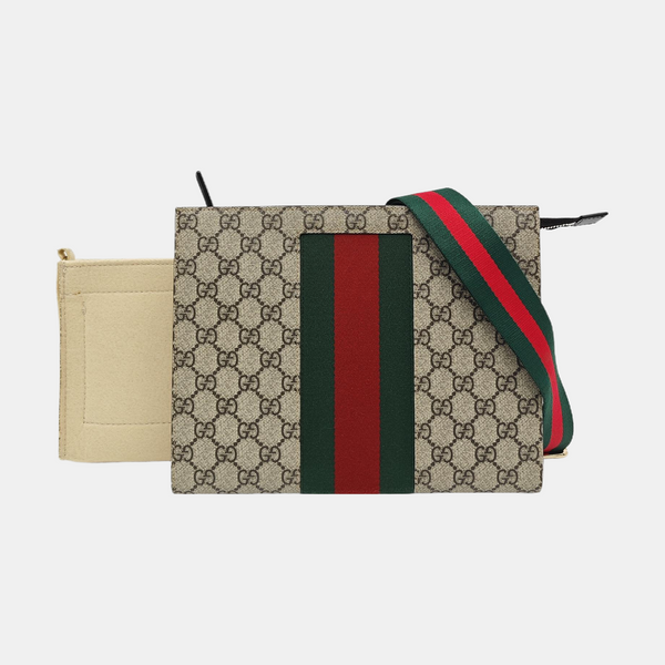 GG Supreme Monogram Coated Canvas Black