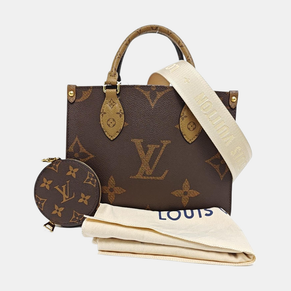 ONTHEGO PM Monogram Coated Canvas Brown