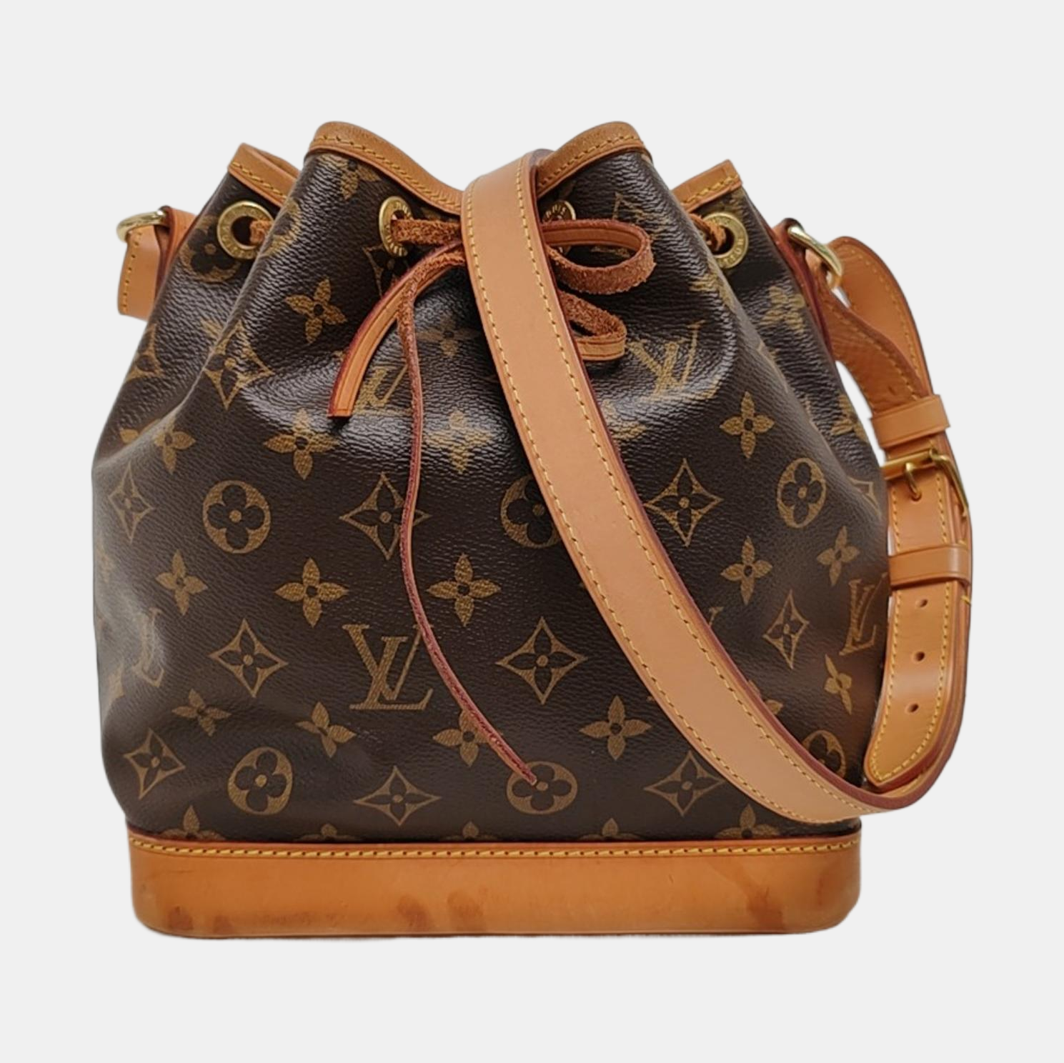 NOÉ BB Monogram Coated Canvas Brown