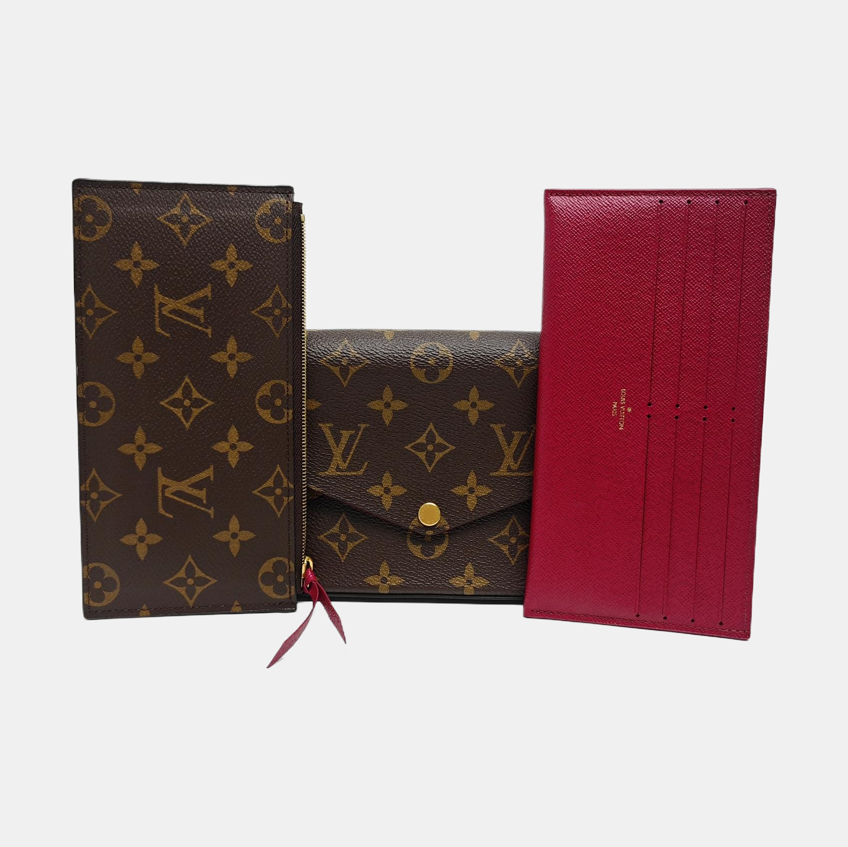FÉLICIE Monogram Coated Canvas Brown