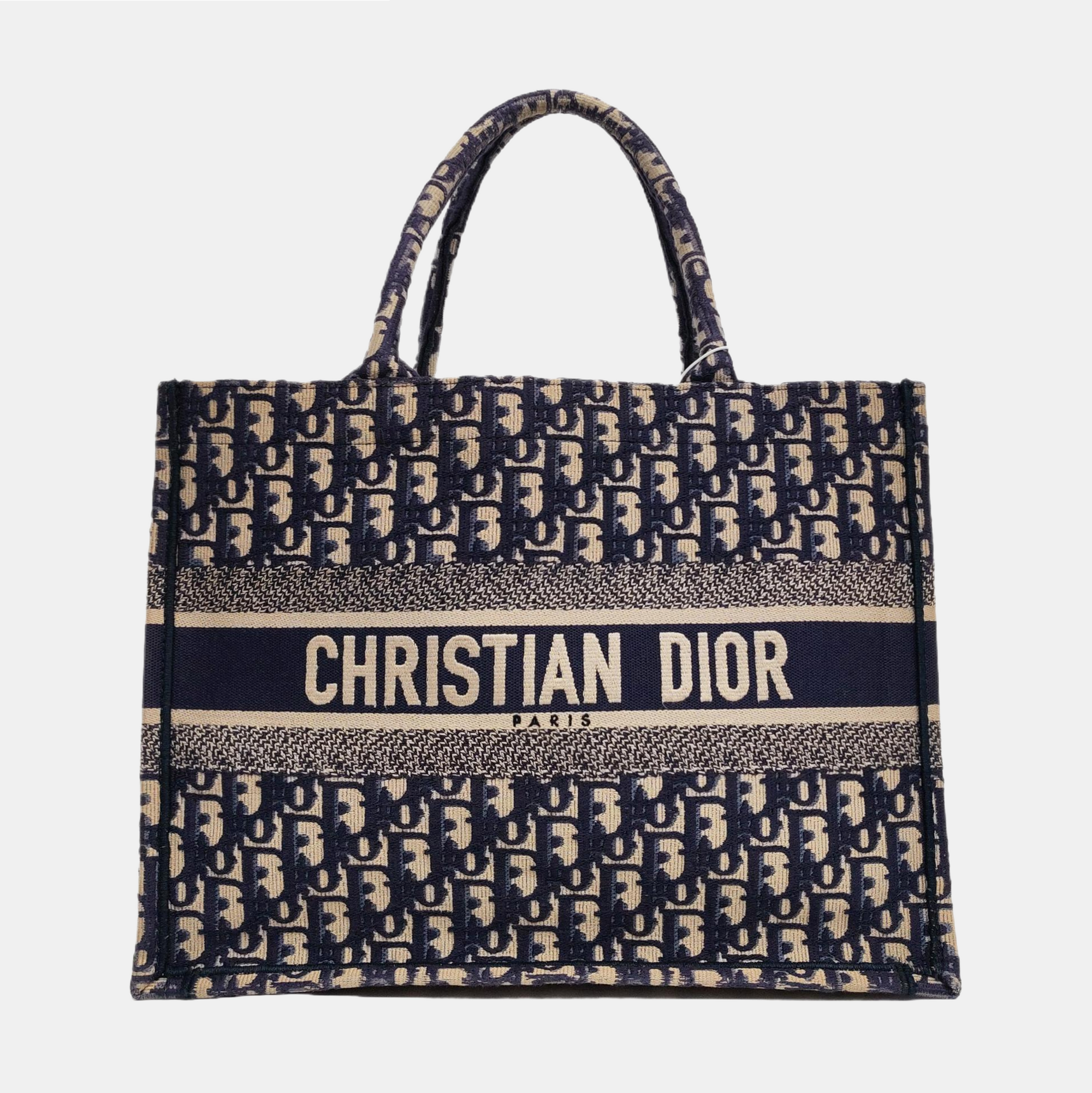Book Tote Medium Canvas Blue