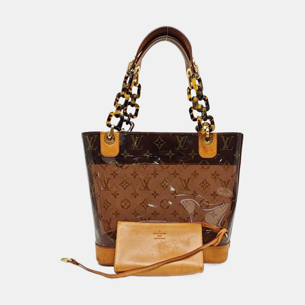 SAC AMBRE PM Monogram Plastic Brown