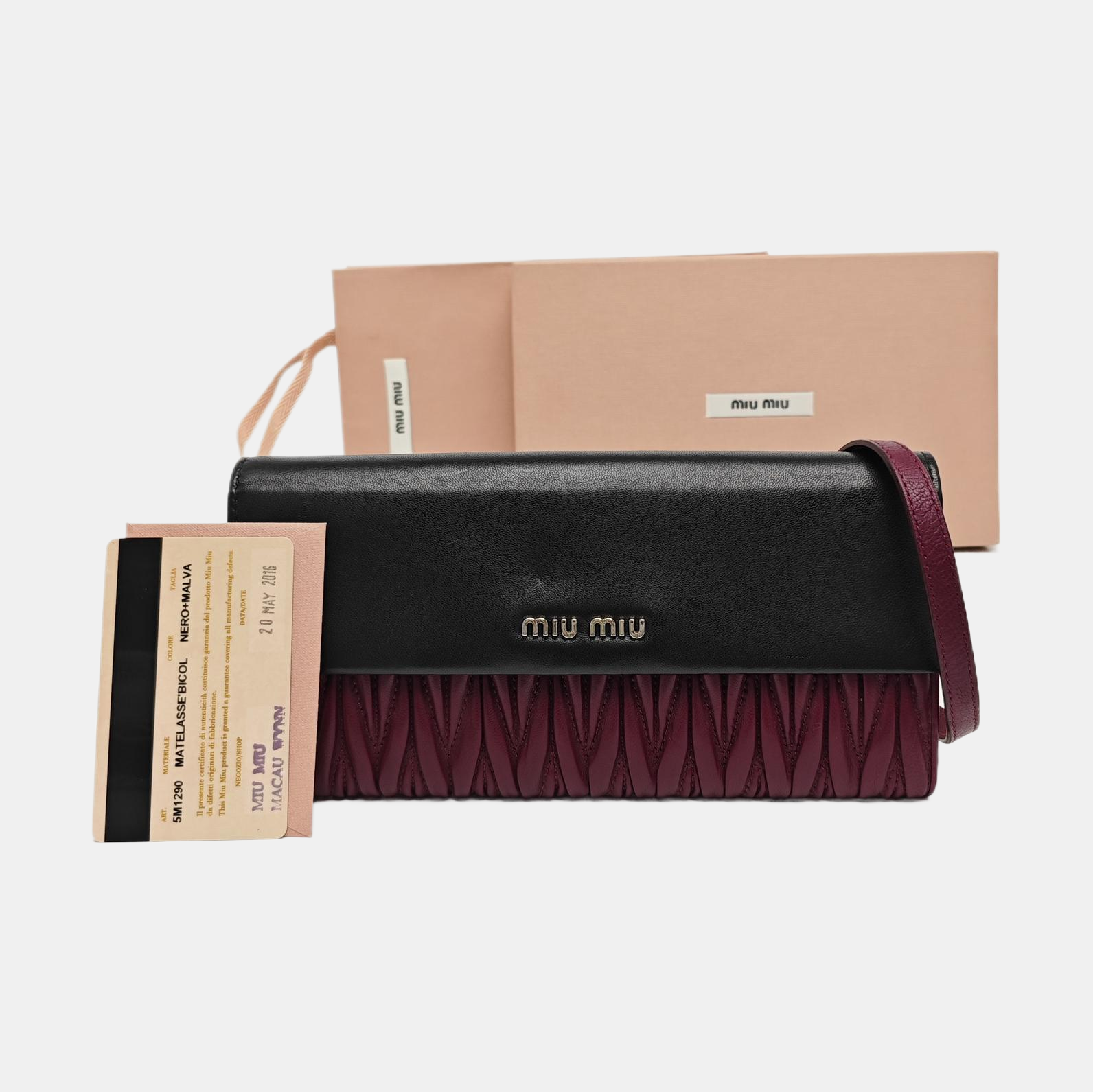 Crystal Quilted Lambskin Red