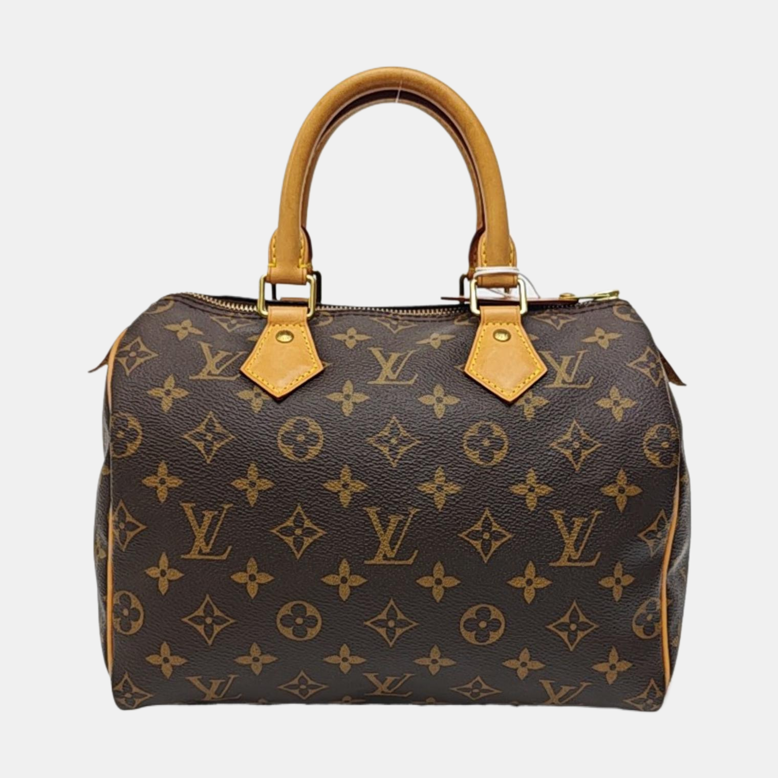 SPEEDY 25 Monogram Coated Canvas Brown