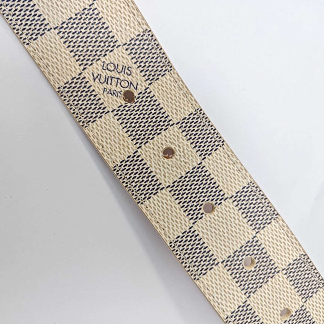 Coated Canvas Belt White