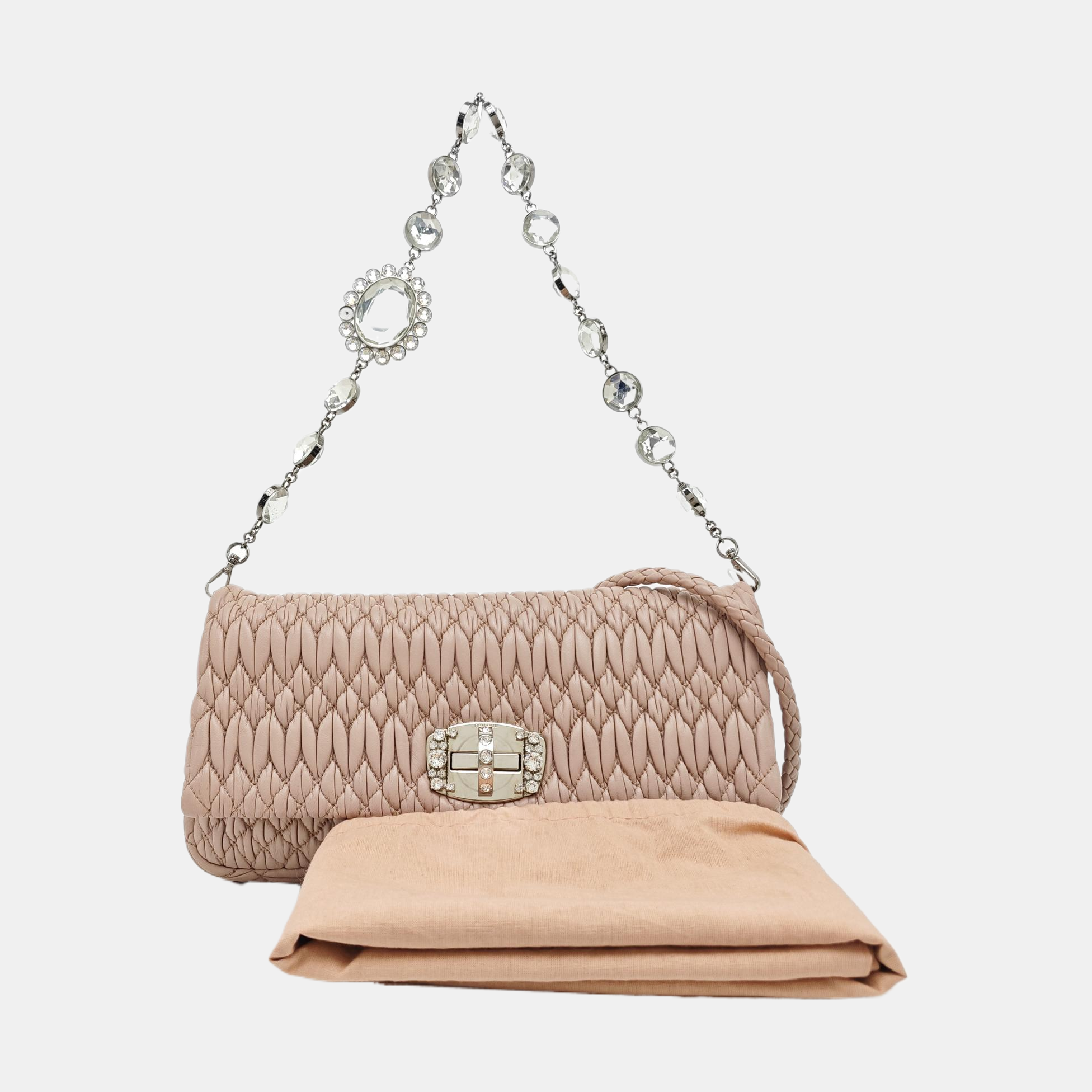 Crystal Lambskin Pink