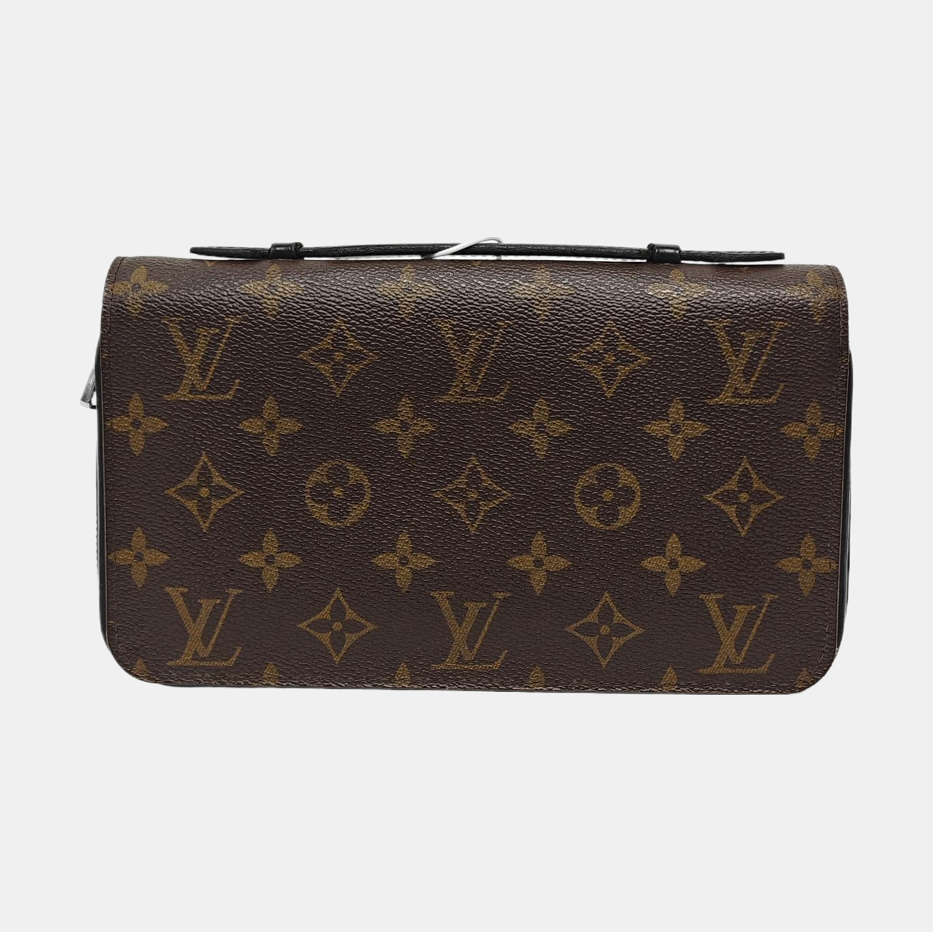 Monogram Coated Canvas Wallet Brown