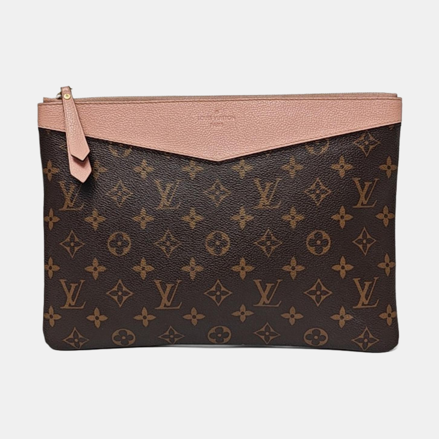 DAILY Monogram Coated Canvas Brown