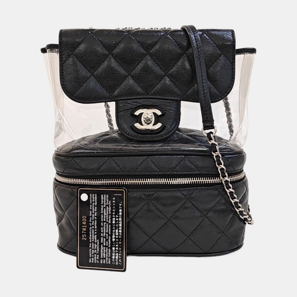 AQUARIUM Quilted Calfskin Black