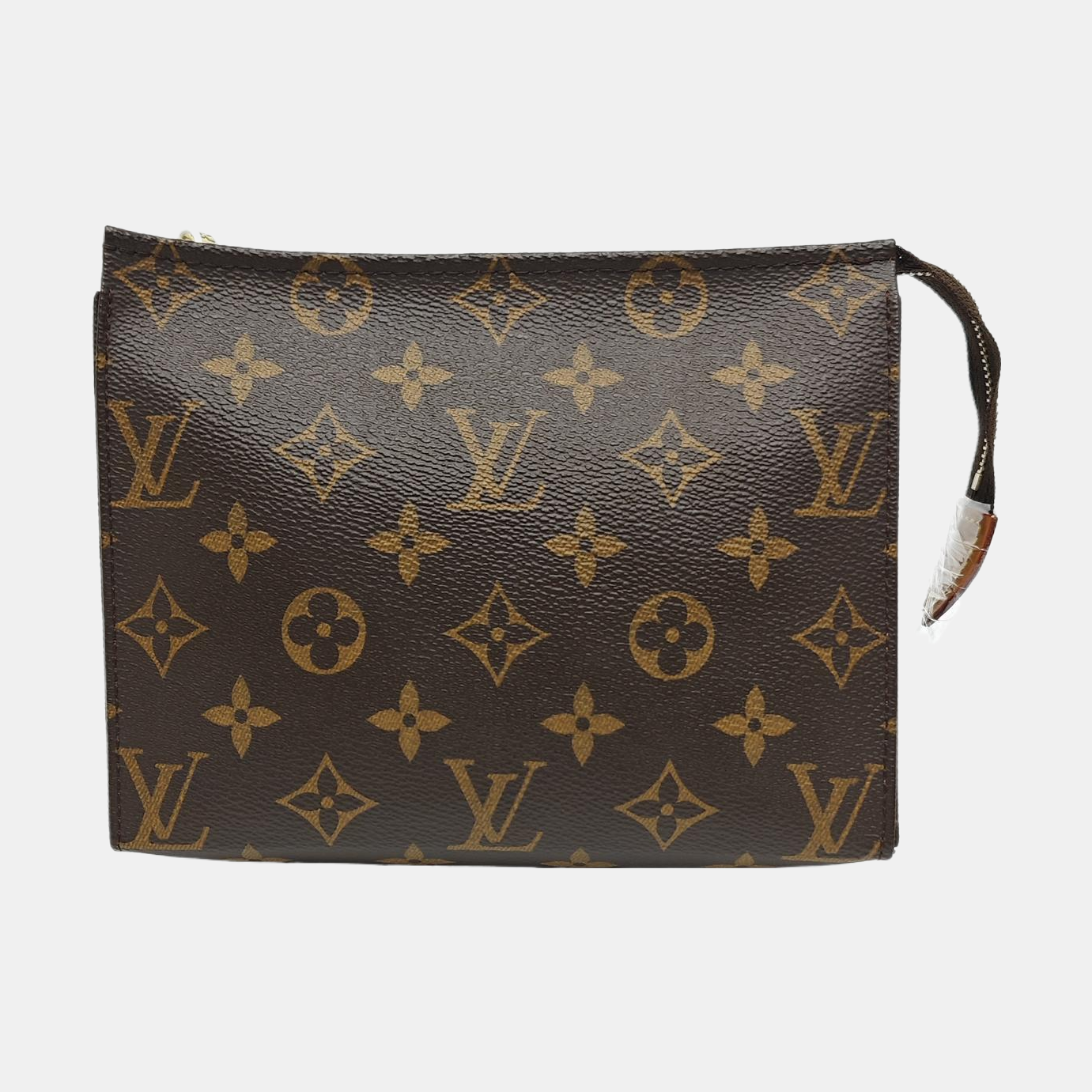TOILET POCKET 19 Monogram Coated Canvas Brown