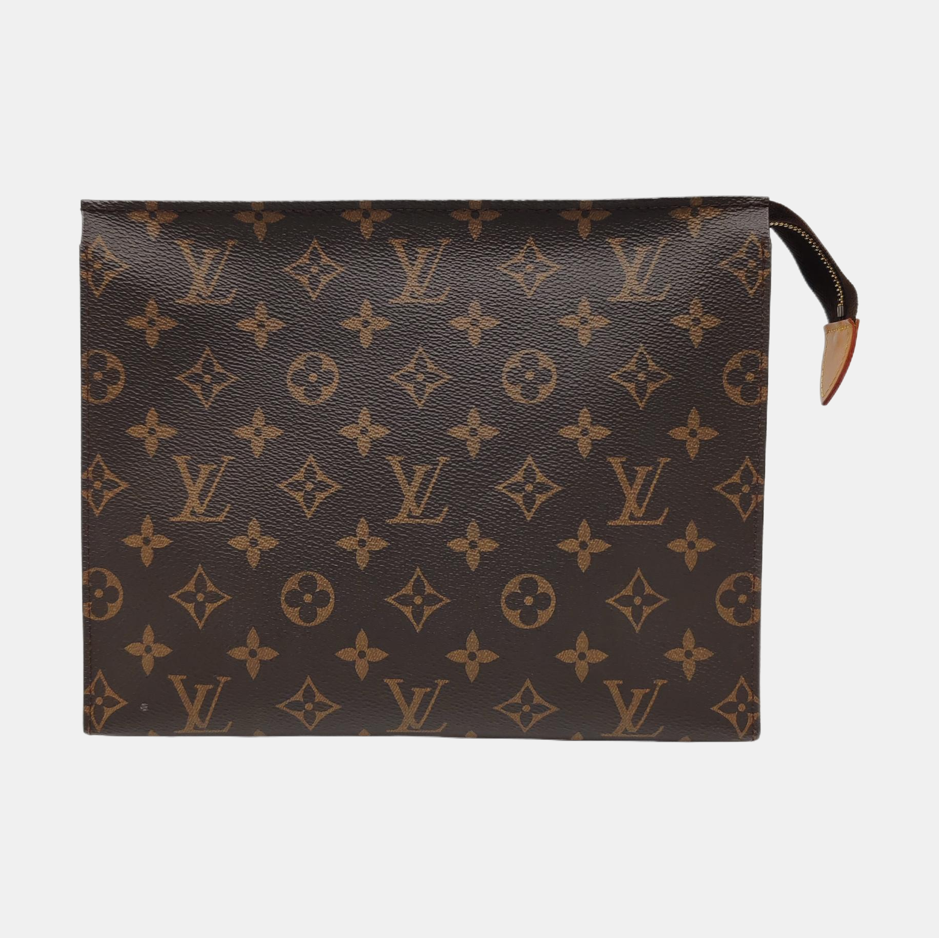TOILET POCKET 26 Monogram Coated Canvas Brown