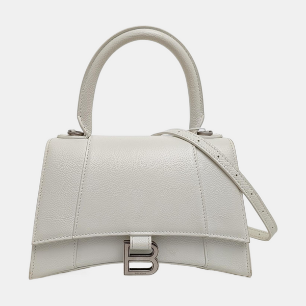 Hourglass S Calfskin White