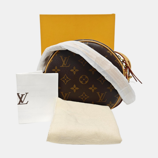 BOITE CHAPEAU PM Monogram Coated Canvas Brown