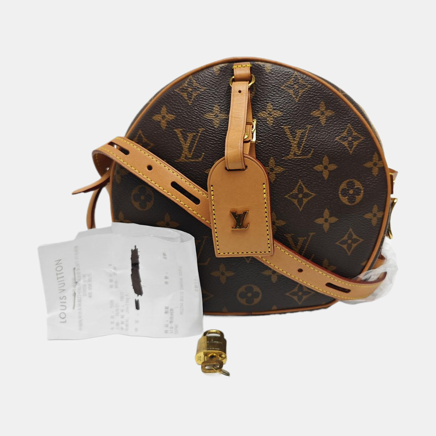 BOITE CHAPEAU MM Monogram Coated Canvas Brown