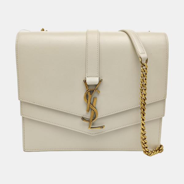 MONTAIGNE Calfskin White