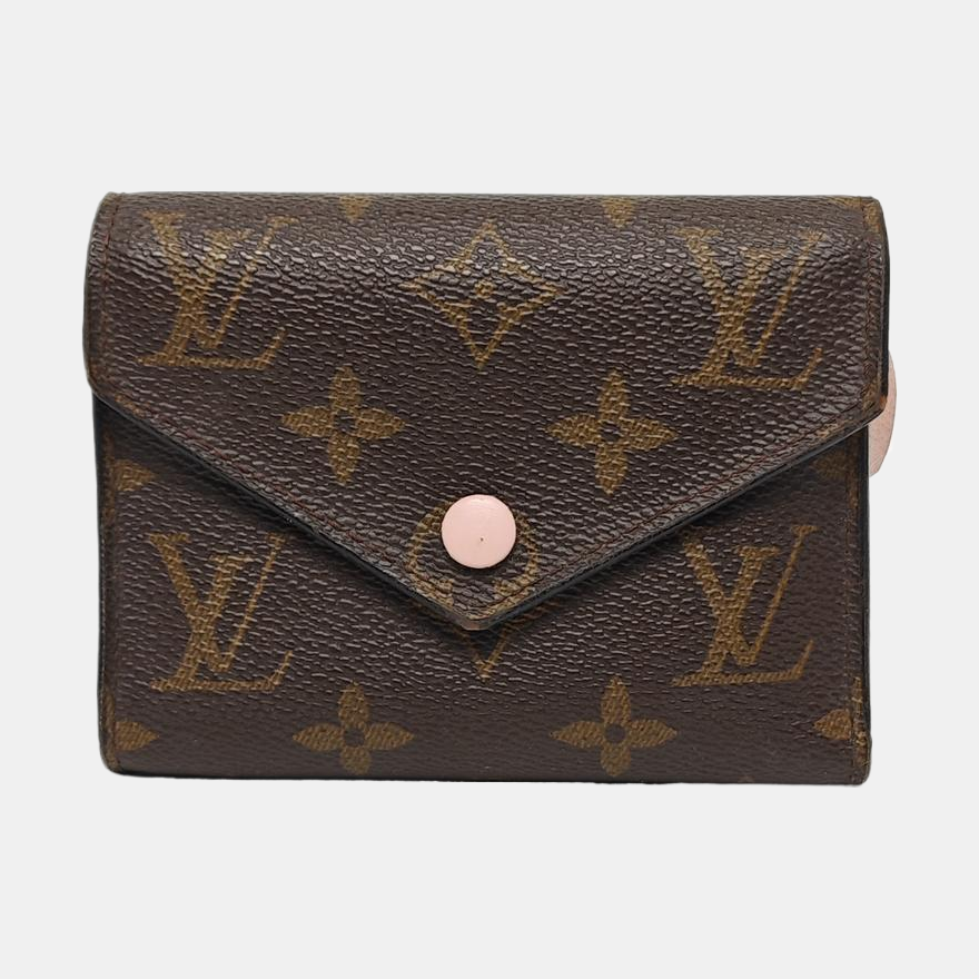 VICTORINE Monogram Coated Canvas Brown Wallet