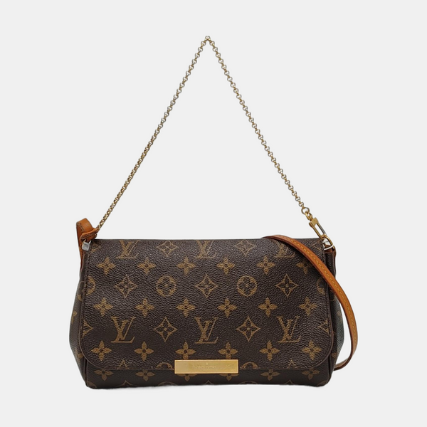 FAVORITE MM Monogram Coated Canvas Brown