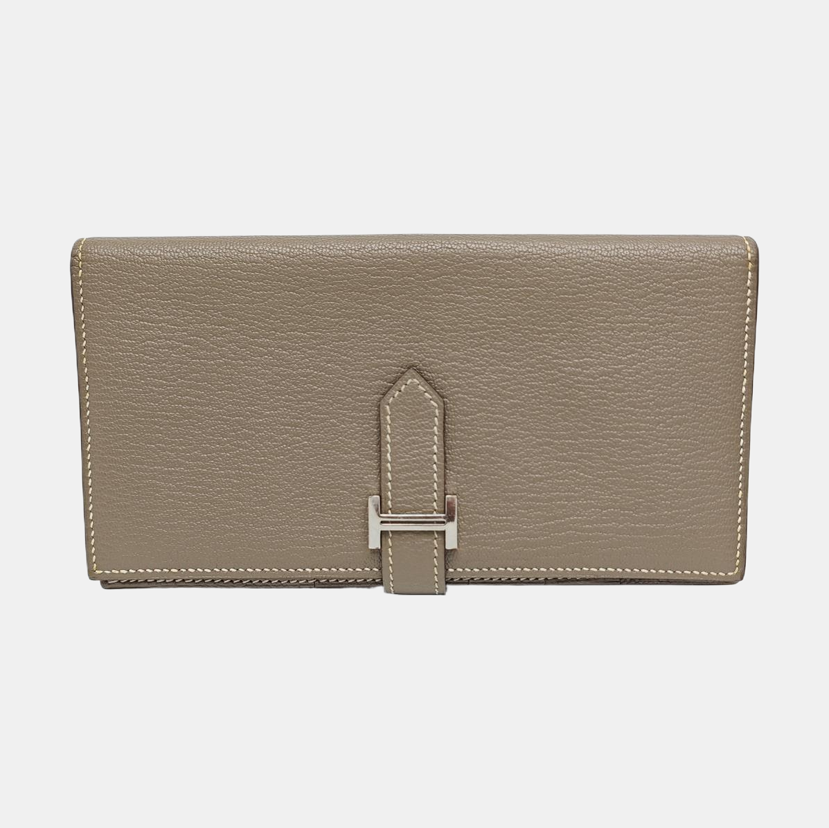 Bearn Medium Chèvre Mysore Gray Wallet