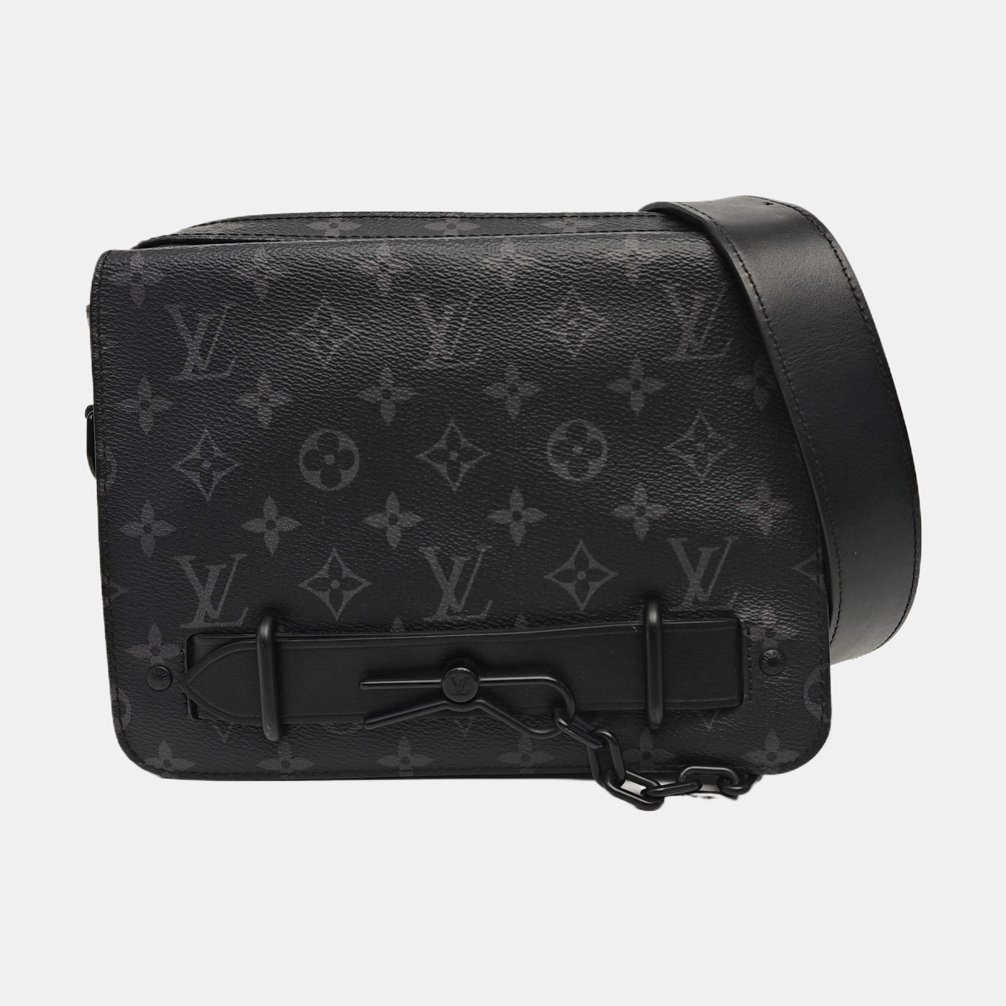 STEAMER Monogram Coated Canvas Black