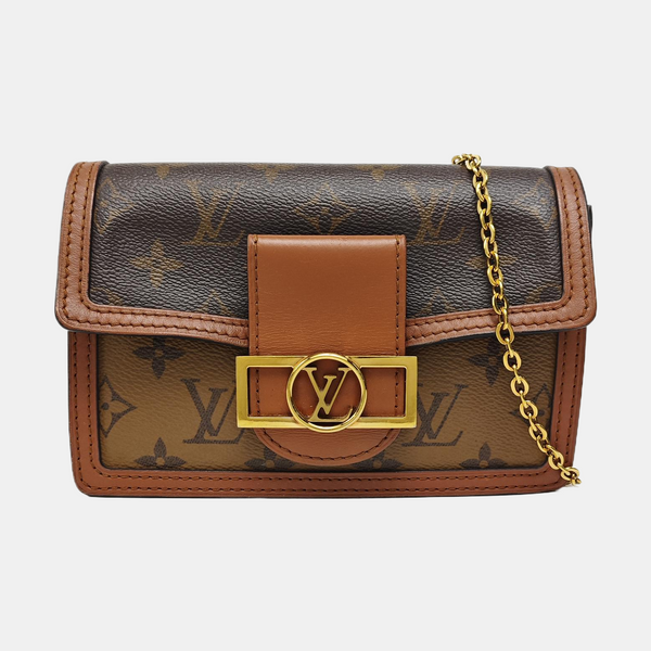DAUPHINE WOC Monogram Coated Canvas Brown