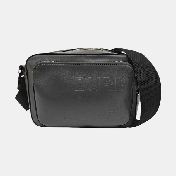 Calfskin Shoulder Bag Gray
