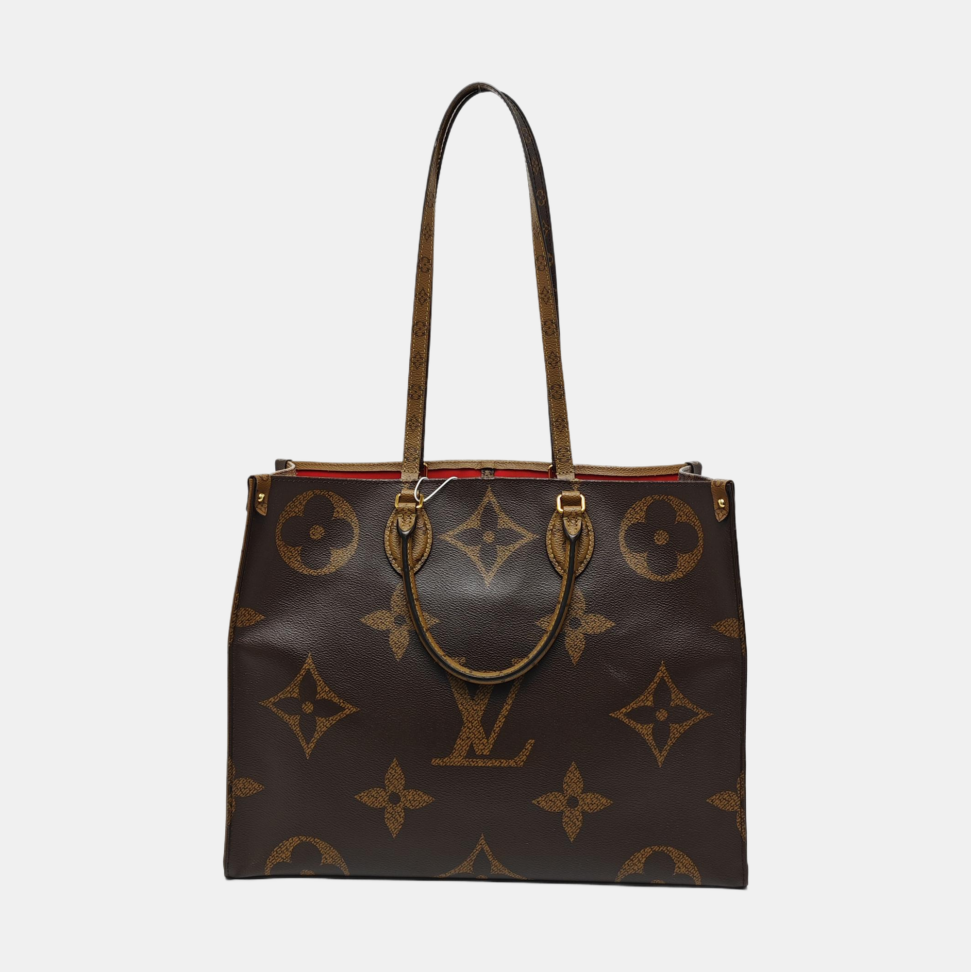 ONTHEGO GM Monogram Coated Canvas Brown