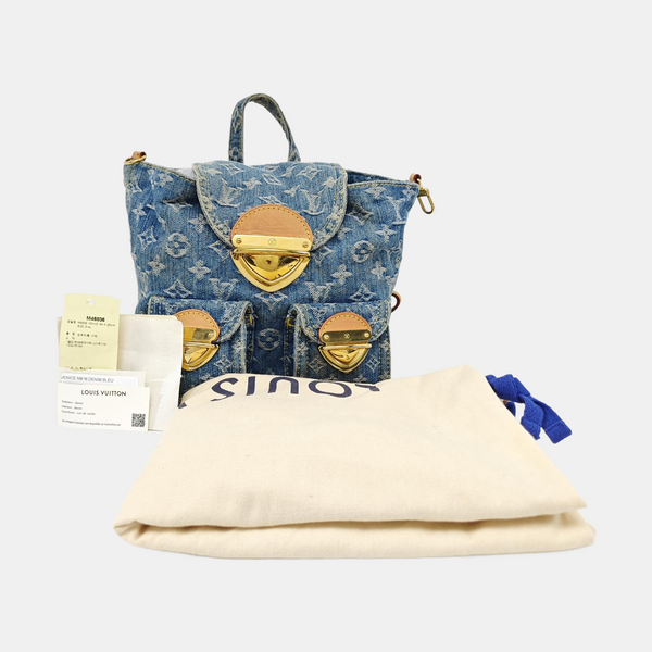 SAC AD Monogram Denim Blue