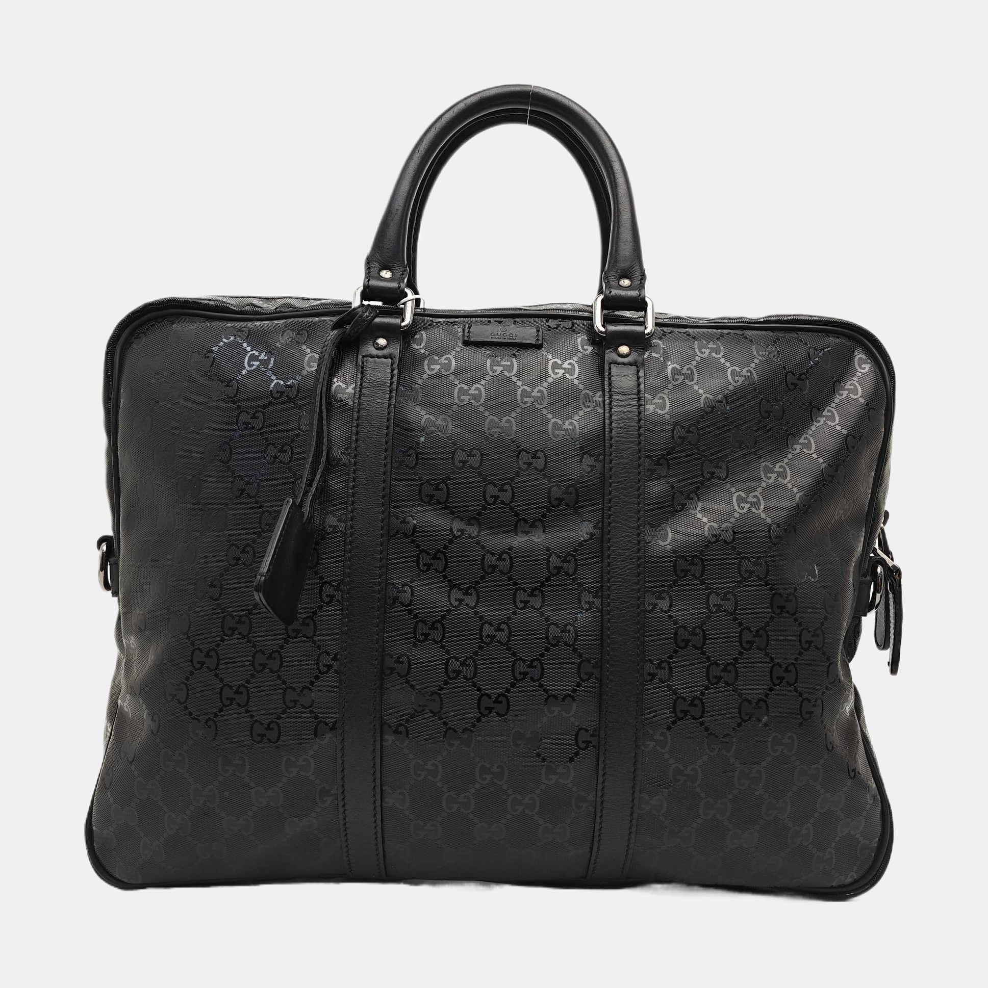 GG Imprime Monogram Coated Canvas Black